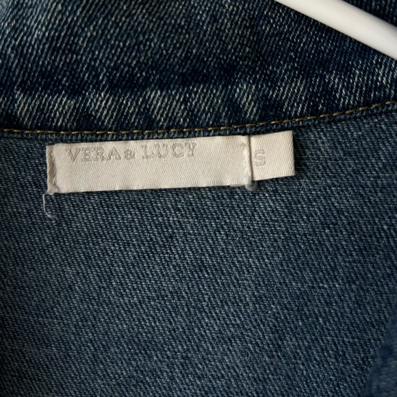 Rose Embroidered Denim Jacket - Picture 5 of 5